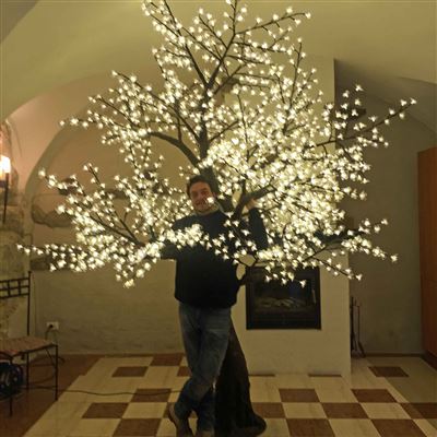 ALBERO A LED 3 METRI -PRESTIGE- 